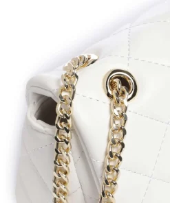 Ocarina Schultertasche Lederimitat weiß