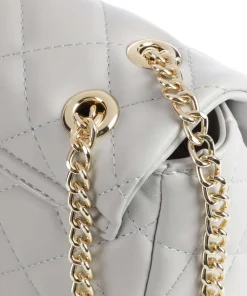 Ocarina Schultertasche Lederimitat grau