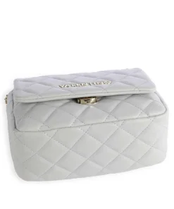 Ocarina Schultertasche Lederimitat grau