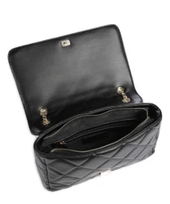 Ocarina Schultertasche Lederimitat schwarz