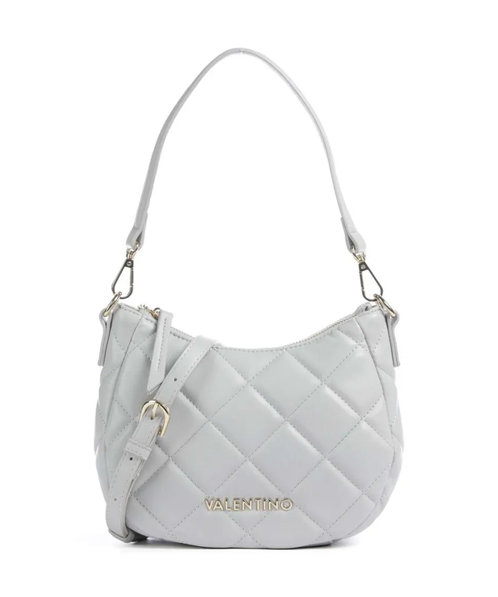 Ocarina Schultertasche Lederimitat hellgrau