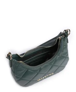 Ocarina Schultertasche Lederimitat dunkelgrün