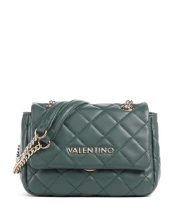 Ocarina Schultertasche Lederimitat dunkelgrün