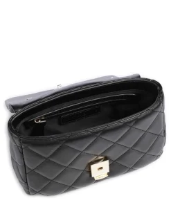 Ocarina Schultertasche Lederimitat schwarz