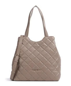 Ocarina Shopper Lederimitat taupe