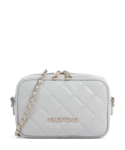 Ocarina Umhängetasche Lederimitat hellgrau