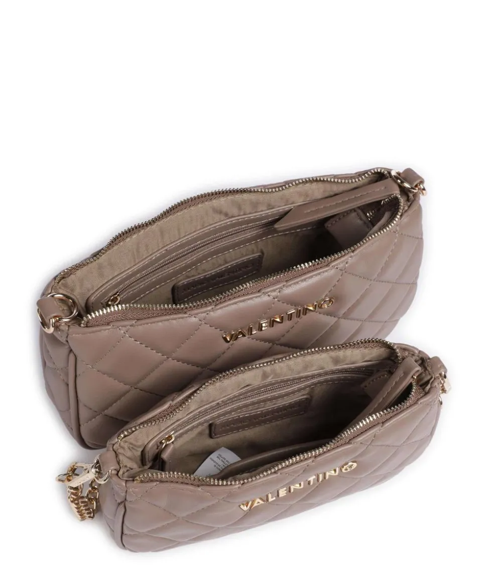 Ocarina Umhängetasche Lederimitat taupe