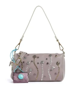 Oceania Pepita Handtasche Kalbsleder violett