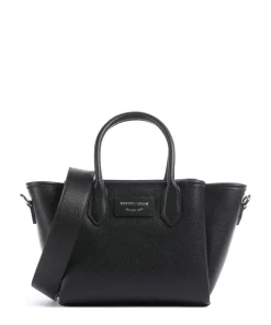 Odette Handtasche Lederimitat schwarz