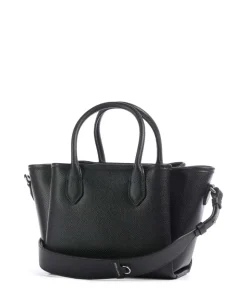 Odette Handtasche Lederimitat schwarz