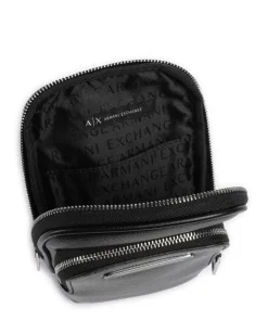 Okinawa Umhängetasche Lederimitat schwarz