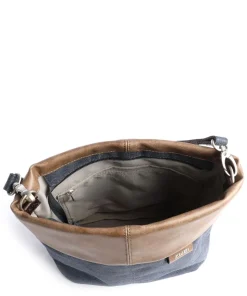 Olli OT8 Schultertasche Polyester, Lederimitat dunkelblau