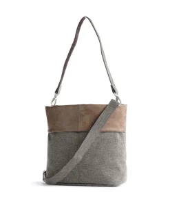 Olli OT8 Schultertasche Polyester, Lederimitat taupe