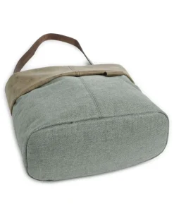 Olli OT8 Schultertasche Polyester, Lederimitat graugrün