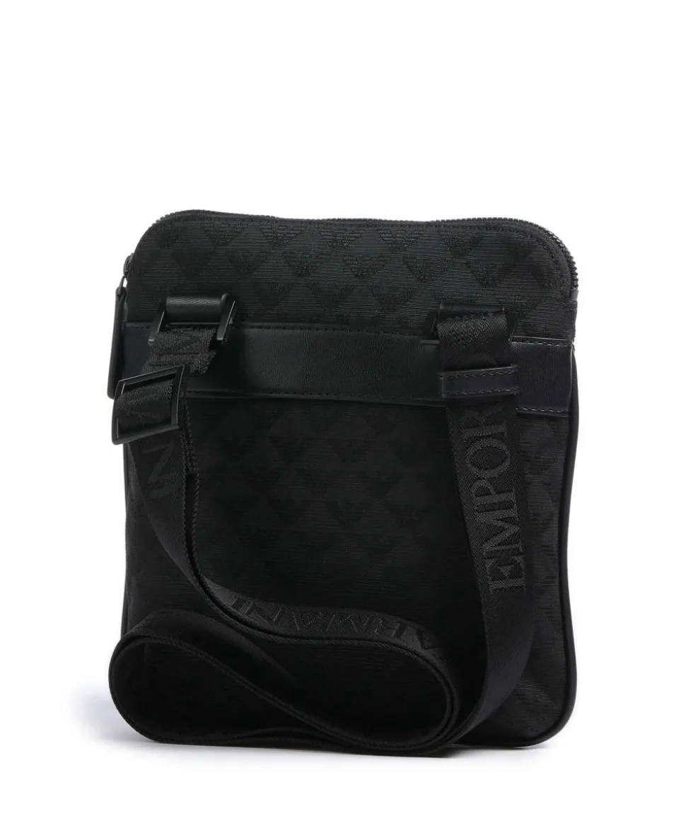 Omnia Jacquard Umhängetasche Polyester, Baumwolle schwarz