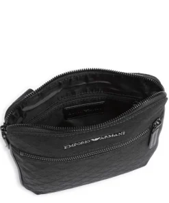 Omnia Jacquard Umhängetasche Polyester, Baumwolle schwarz