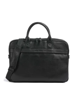 Onyx Chris RFID Aktentasche 15″ genarbtes Leder schwarz