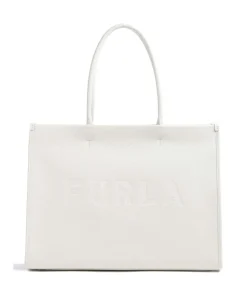 Opportunity L Shopper genarbtes Leder elfenbein