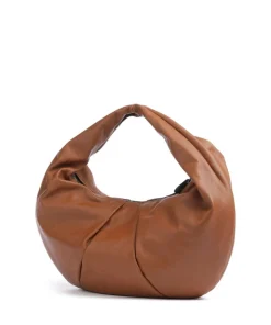 Oregon Magnon Beuteltasche fein genarbtes Kalbsleder braun