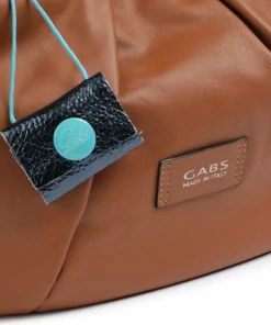 Oregon Magnon Beuteltasche fein genarbtes Kalbsleder braun