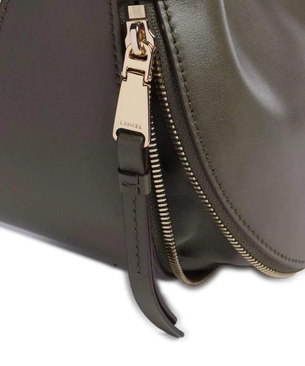 Origami S Beuteltasche fein genarbtes Rindsleder khaki