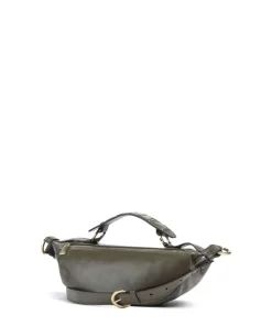 Origami S Umhängetasche fein genarbtes Rindsleder khaki