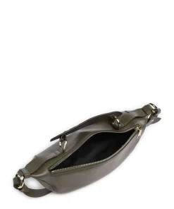 Origami S Umhängetasche fein genarbtes Rindsleder khaki