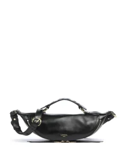 Origami S Umhängetasche fein genarbtes Rindsleder schwarz