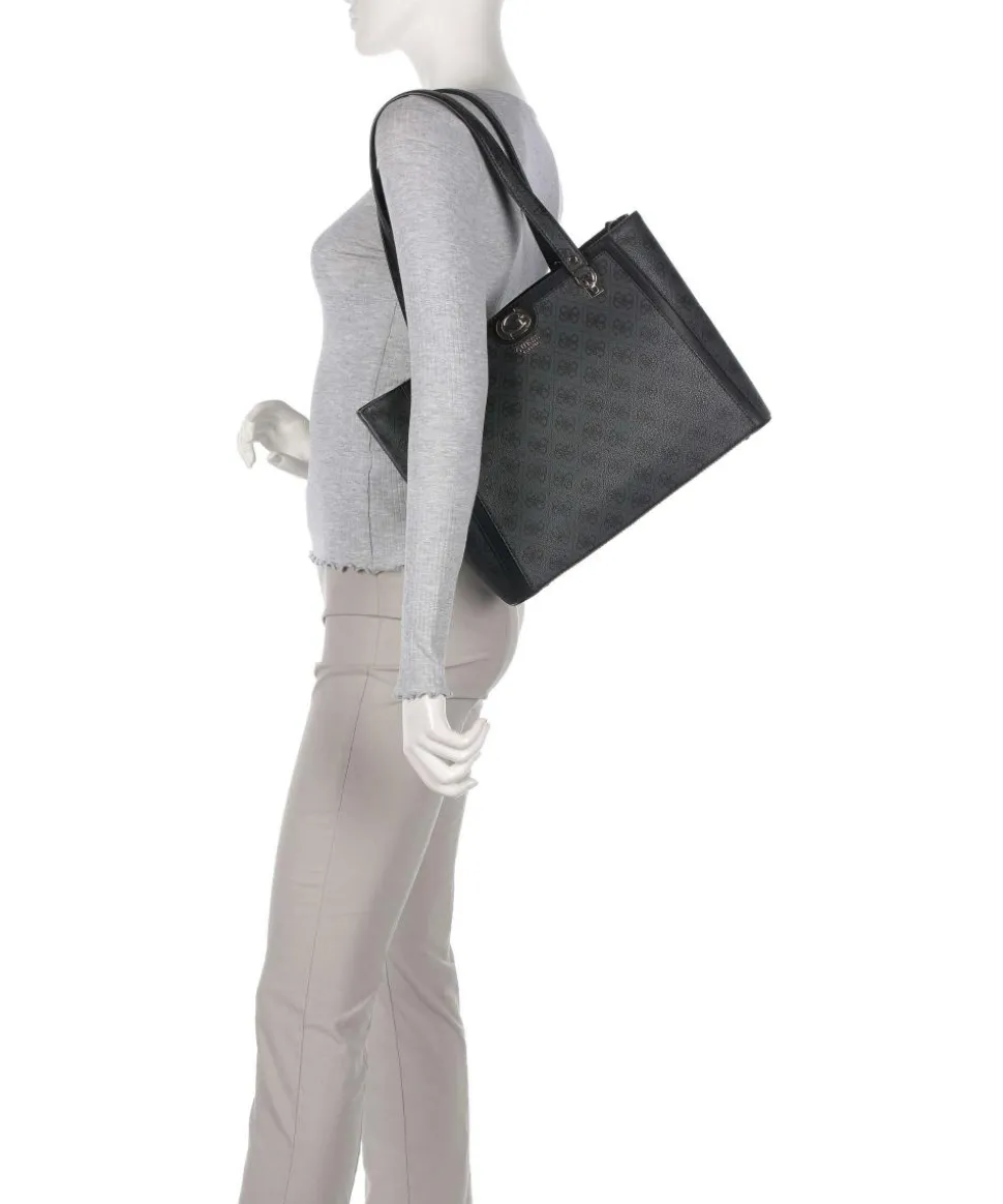 Orlina 4G Logo Shopper Lederimitat anthrazit