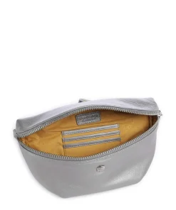 Osaka Gürteltasche genarbtes Rindsleder silber