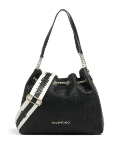 Pansy Bucket bag Lederimitat schwarz