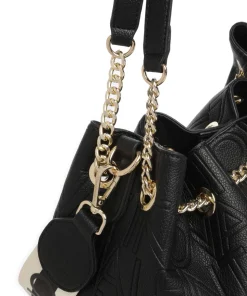 Pansy Bucket bag Lederimitat schwarz