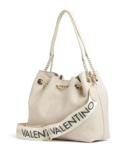 Pansy Bucket bag Lederimitat elfenbein