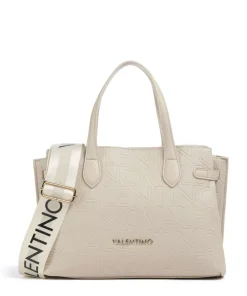 Pansy Handtasche Lederimitat beige