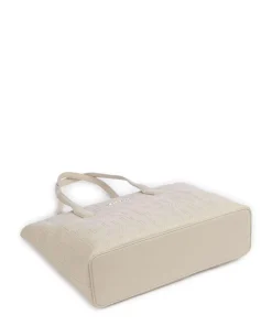 Pansy Shopper Lederimitat elfenbein