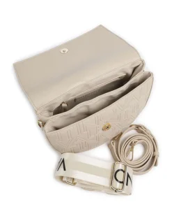 Pansy Umhängetasche Lederimitat beige