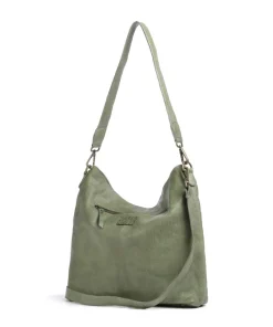 Paoliweg 2 Beuteltasche genarbtes Rindsleder grün