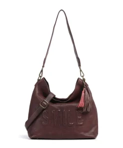 Paoliweg 2 Beuteltasche genarbtes Rindsleder dunkelbraun