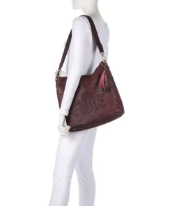 Paoliweg 2 Beuteltasche genarbtes Rindsleder dunkelbraun