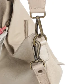Paoliweg 2 Schultertasche genarbtes Rindsleder beige