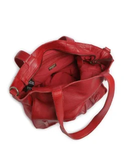 Paoliweg 1 Shopper genarbtes Rindsleder rot