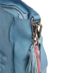 Paoliweg 1 Shopper genarbtes Rindsleder blau