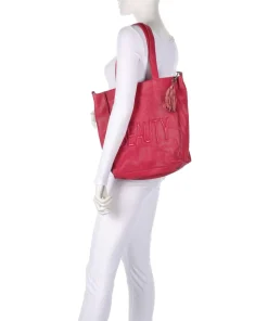 Paoliweg 1 Shopper genarbtes Rindsleder pink