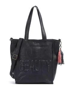 Paoliweg 1 Shopper genarbtes Rindsleder navy