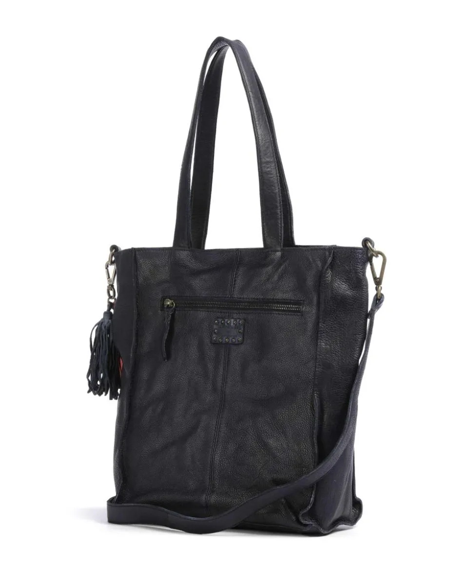 Paoliweg 1 Shopper genarbtes Rindsleder navy