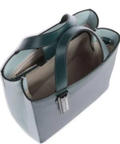 Paper Bag Carter S Handtasche glattes Leder dunkelgrün