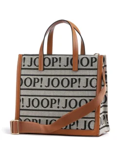 Paraffa Aurelia Handtasche Baumwolle beige/braun