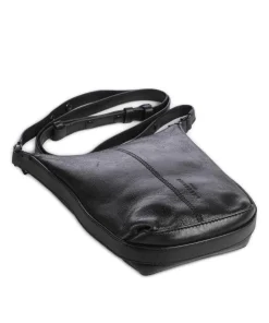 Paris 4 Lamb SF Verna XS Umhängetasche fein genarbtes Leder schwarz