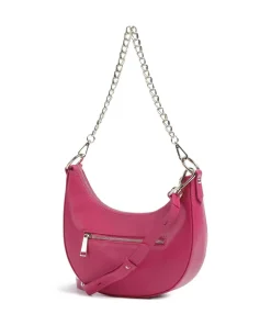 Paris Aimy Schultertasche fein genarbtes Rindsleder pink