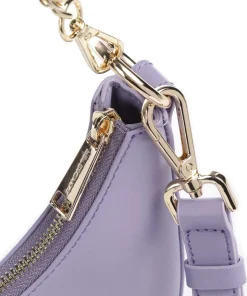 Paris Aimy Schultertasche fein genarbtes Rindsleder violett